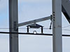 Изолятор контактной сети на Подпорожском мосту через реку Свирь