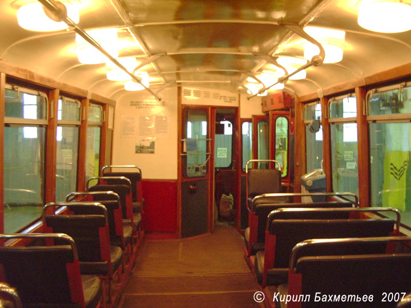 Салон трамвайного вагона ЛМ-57 № 5148