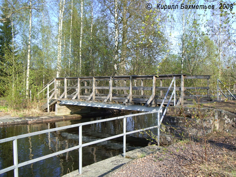 Мост на старом шлюзе № 21-22 "Сяркиярви"