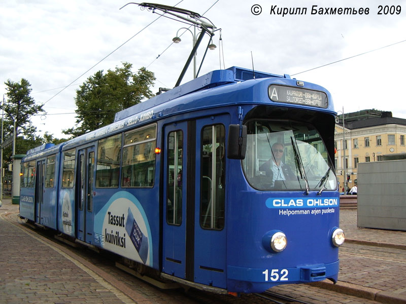 Трамвайный вагон GT6 № 152