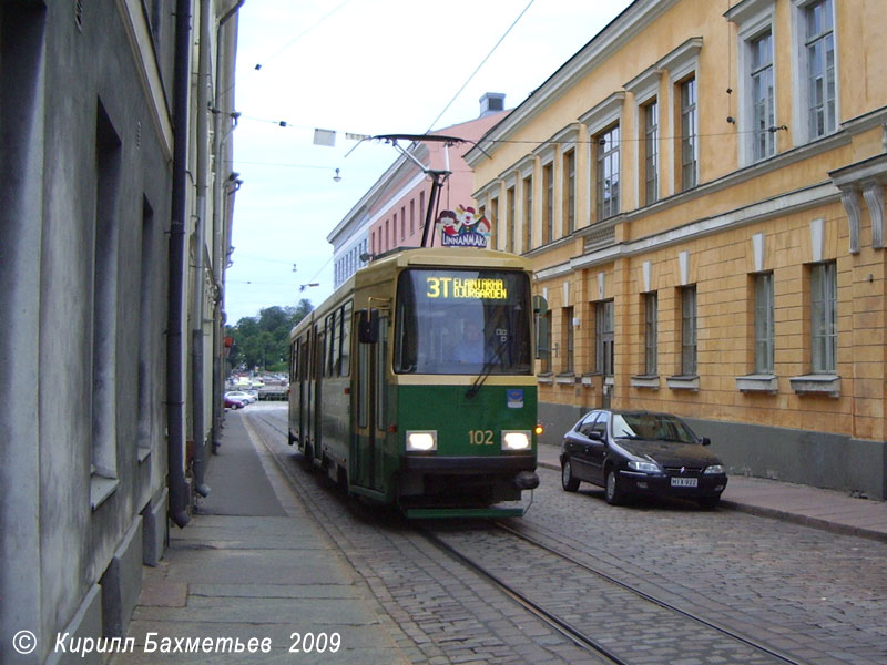 Трамвайный вагон Nr II № 102