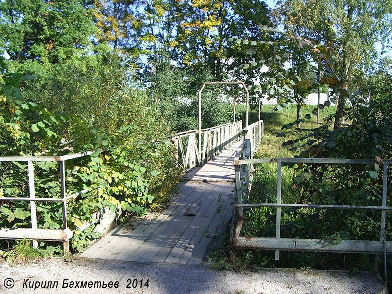 Пешеходный мост через Староладожский канал