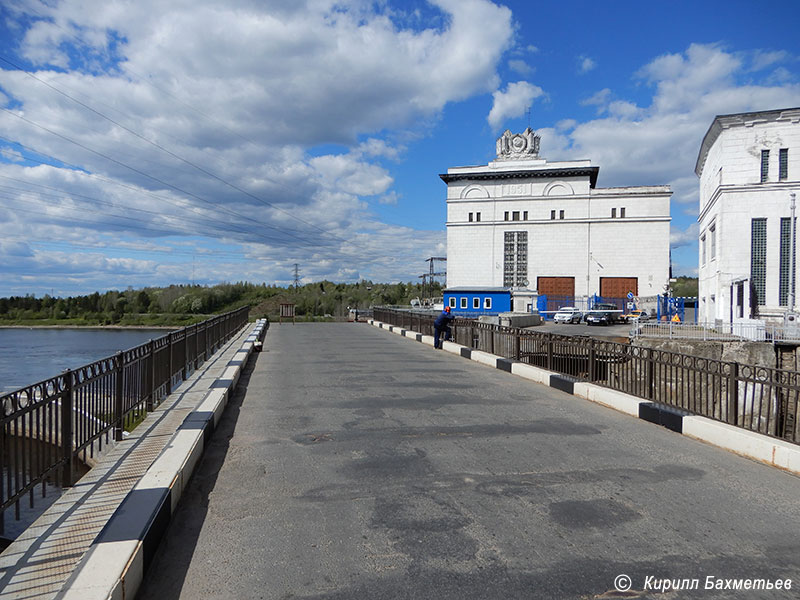 Верхнесвирская гидроэлектростанция и разводной мост на Верхнесврирском шлюзе