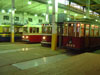 Трамвайные вагоны ЛМ-57 № 5148, ЛМ-49 № 3691, ЛМ-33 № 4275 и МС-3 № 2424