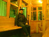 Автопортрет в интерьере трамвайного вагона МСО-4 № 2575