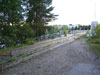 Железнодорожный и автомобильный въезд на мост через пролив Кюрёнсалми