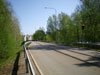 Въезд на железнодорожно-автобусный мост через реку Ванта