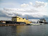 Ледоколы "Капитан Зарубин", "Мудьюг", "Санкт-Петербург" и музейная подводная лодка С-189