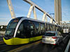 Трамвайный вагон "Ситади 302" №1020 на Рекуврансском мосту