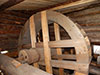 Водяное колесо мельницы крестьянина Стафеева из деревни Березовая Сельга