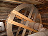 Водяное колесо мельницы крестьянина Стафеева из деревни Березовая Сельга