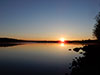 Восход солнца на реке Свирь