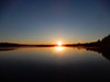Восход солнца на реке Свирь