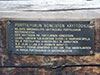 Табличка с инструкцией на верхних воротах шлюза на Куиватайпальском канале