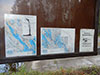 Информационный стенд у шлюза на Куиватайпальском канале