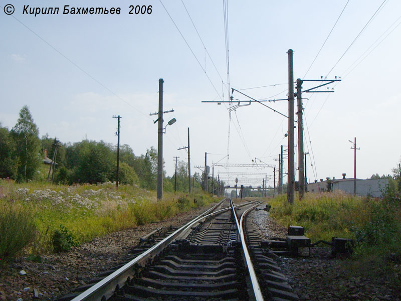 Станция Пригородная, западная горловина