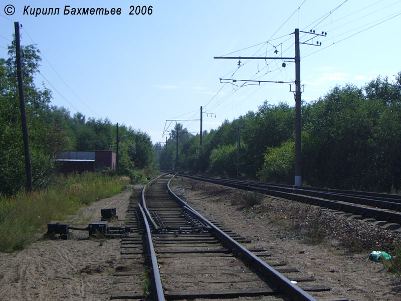 Станция Борисова Грива, восточная горловина