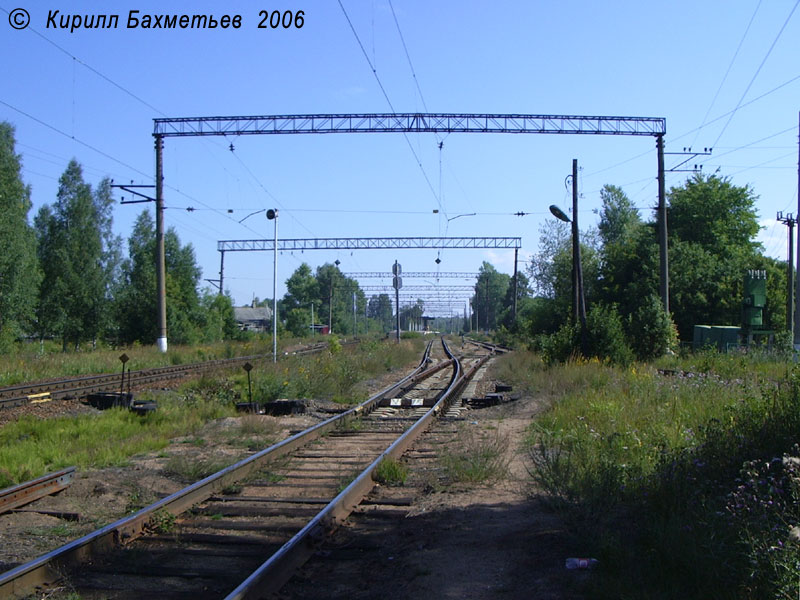 Станция Борисова Грива, западная горловина