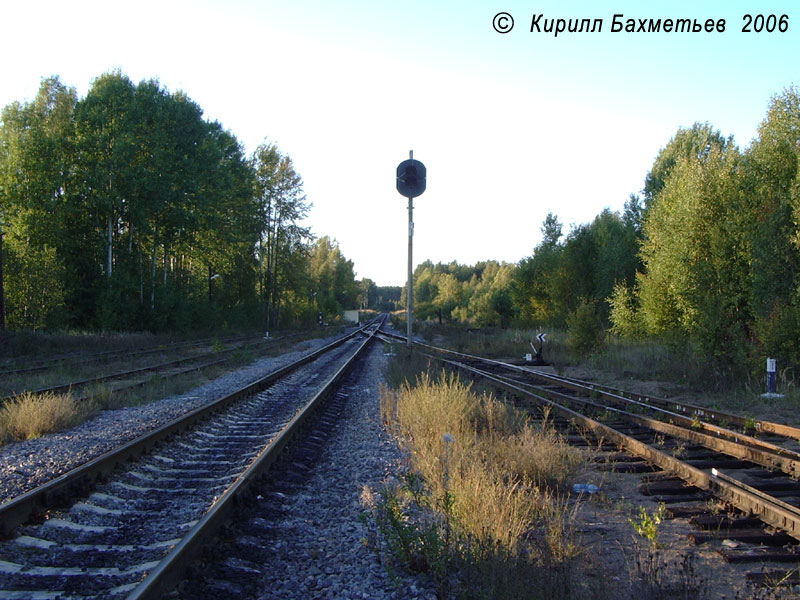 Станция Приморск, северная горловина