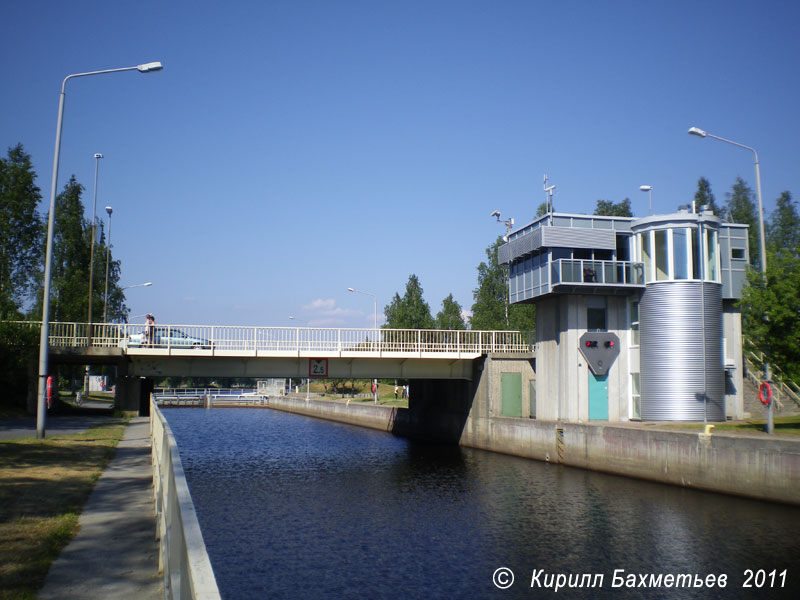 Разводной мост на Йоэнсуском шлюзе