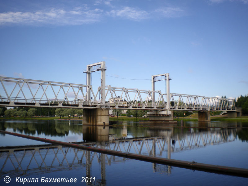 Железнодорожный мост через реку Пиелисйоки