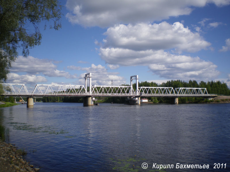 Железнодорожный мост через реку Пиелисйоки