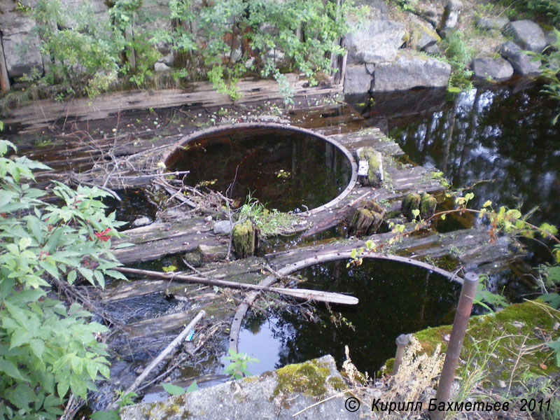 Остатки водяной лесопилки