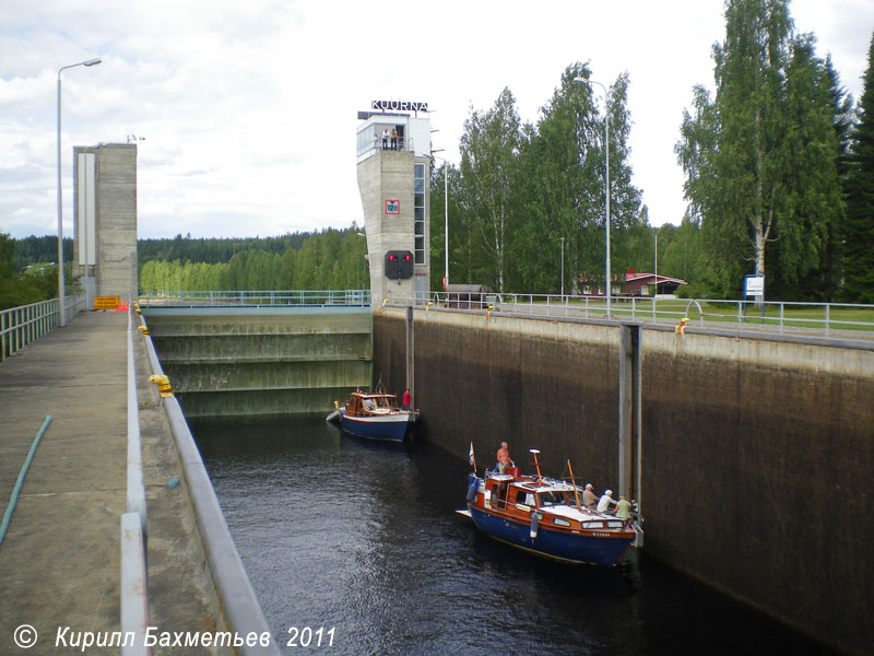 Катера в Куурнаском шлюзе