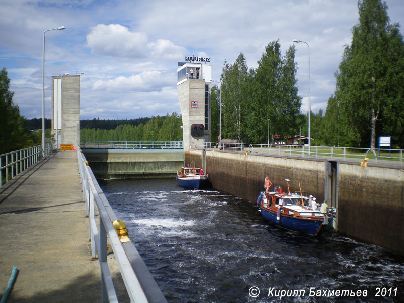 Катера в Куурнаском шлюзе