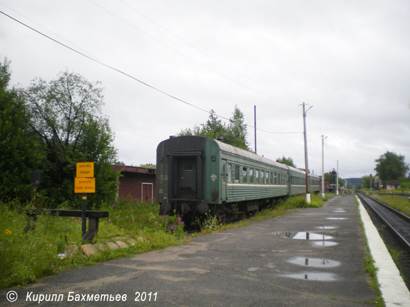 Вагоны пригородного поезда Сортавала – Кузнечное