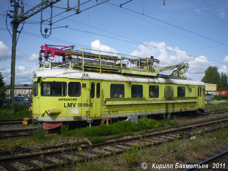 Автомотриса для обслуживания контактной сети LMV-1886