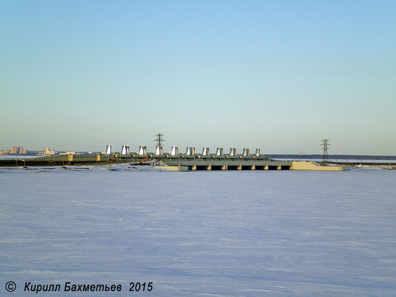 Водопропускное сооружение В-4 на дамбе