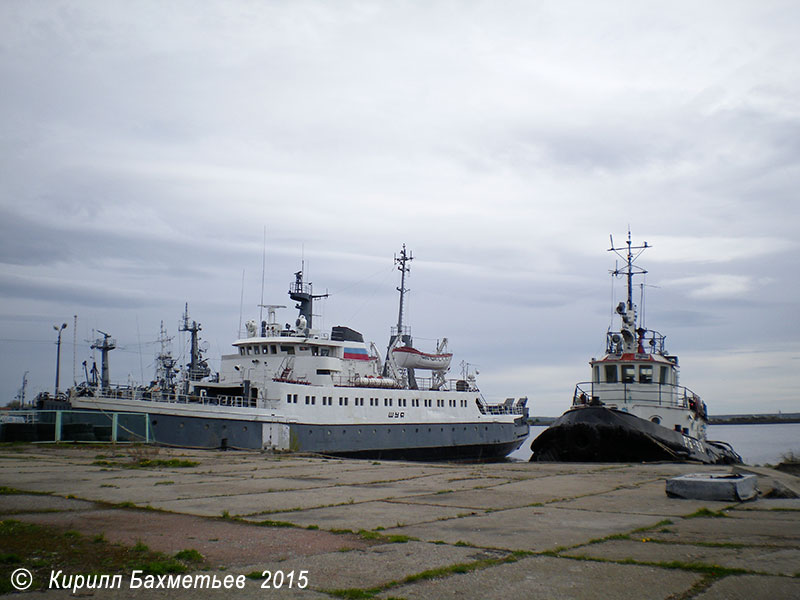 Паром "Шуя" и буксир "РБ-98"