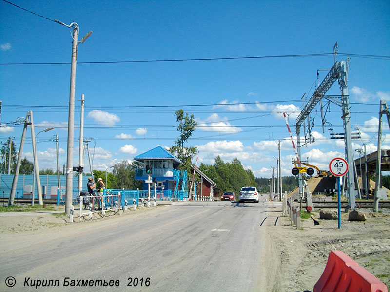 Переезд у станции Возрождение