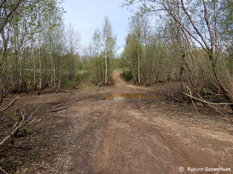 Брод через пересохшее русло Старосвирского канала