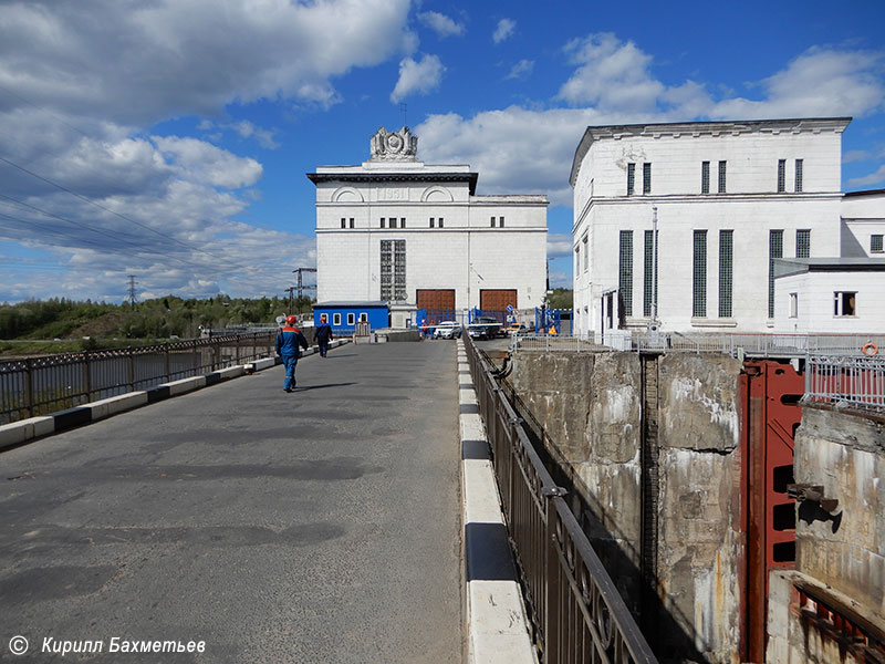 Верхнесвирская гидроэлектростанция и разводной мост на Верхнесврирском шлюзе