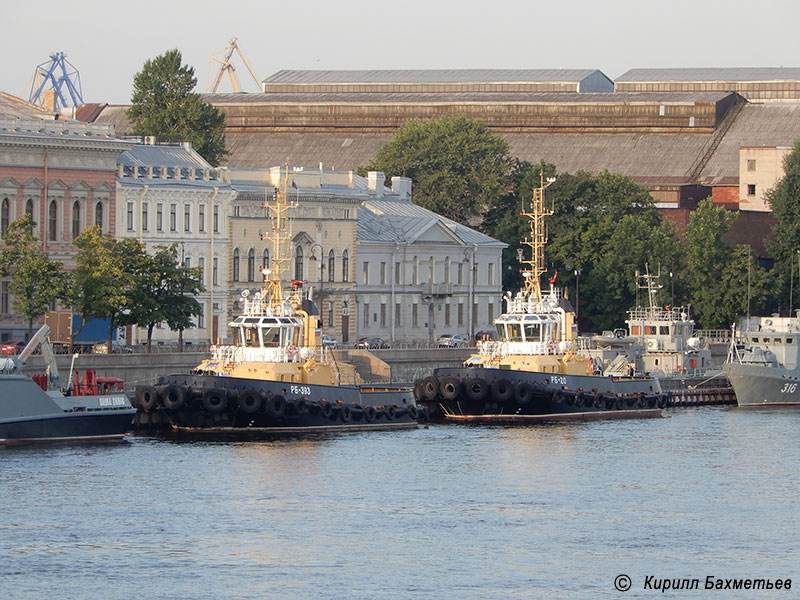 Буксиры "РБ-393" и "РБ-20"