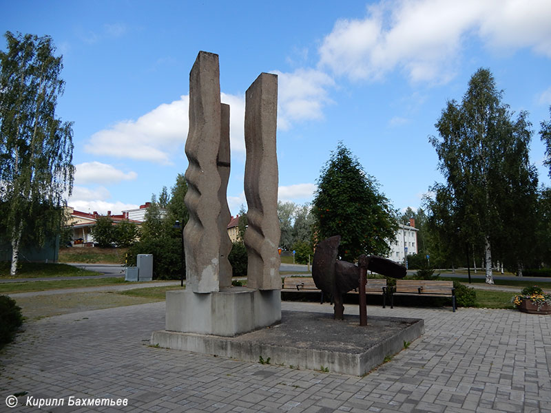 Памятник землекопам, расчищавшим земельные угодья