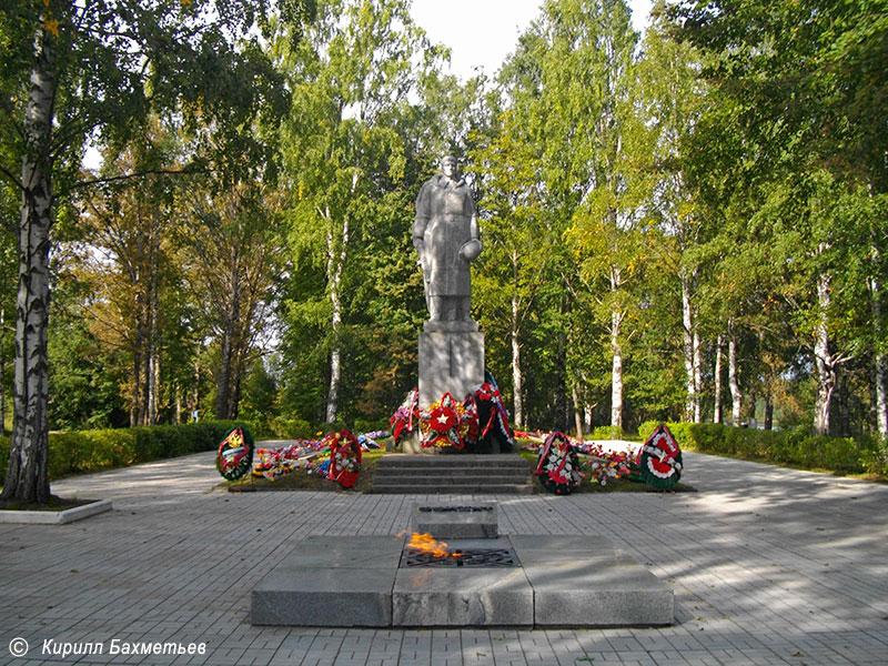 Памятник на кладбище участников Великой Отечественной войны