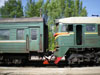 Тепловоз М62-1563 с поездом Хийтола – Выборг, прицепка к поезду Светогорск – Выборг