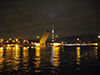 Гренадерский мост во время разводки