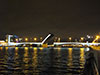 Кантемировский мост во время разводки