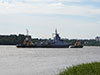 Малый ракетный корабль "Ураган" с буксирами "РБ Волчок" и "РБ-20"